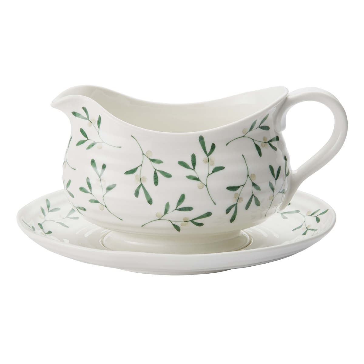 Sophie Conran Mistletoe Sauce Boat & Stand image number null